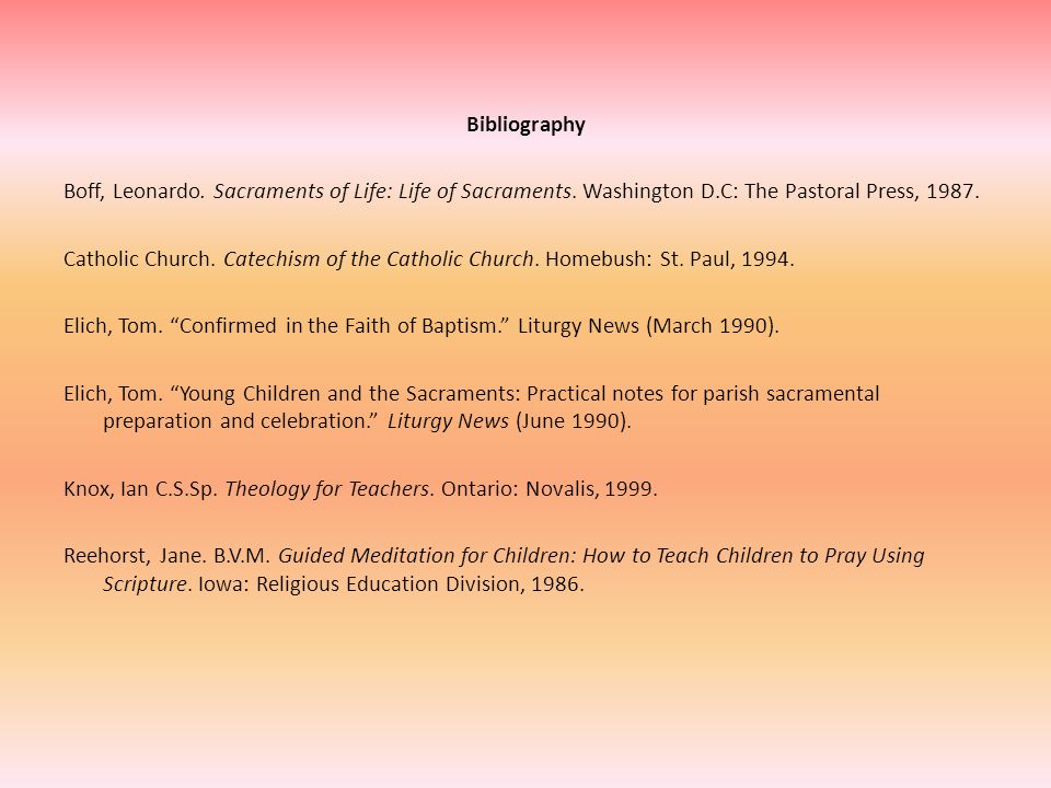 Church history chapter 2 and sacraments essay
